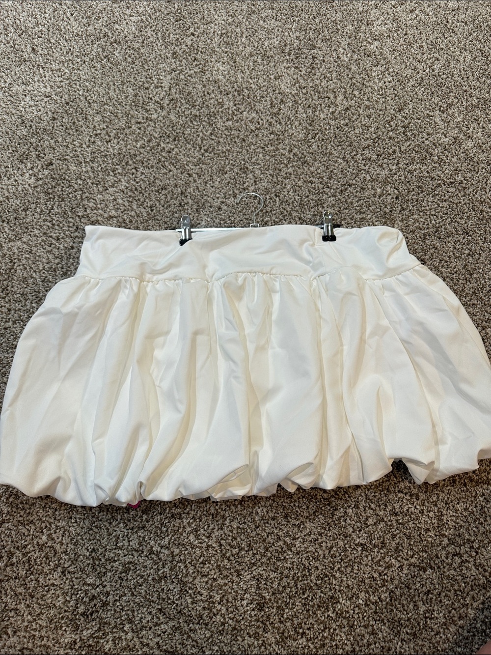 White Bubble Skirt - Women